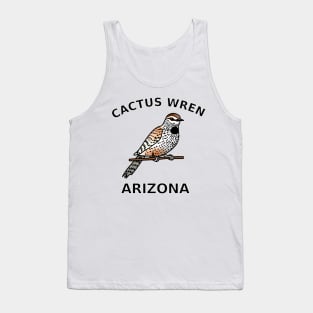 Cactus Wren, State Bird of Arizona Tank Top